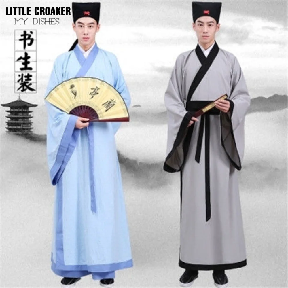 

Halloween Ancient Cosplay Male Song Dynasty Scholar Talent Hanfu Film TV Drama Performance Costume for Men Traditional Clothes