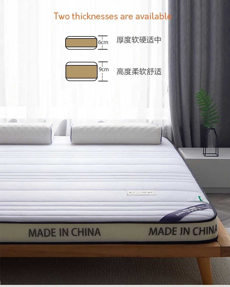 Description Picture 3 of itemDropshipping Customizable Size Mattress Soft Mattress Home Tatami Mat Was The Floor Mat Student ZHA03-32599