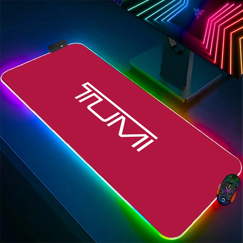 

Razer TUMI Goliathus Gaming Mousepad RGB Custom Computer With Backlight Desk Mats carpet Laptop Natural Rubber Soft Mouse Pad