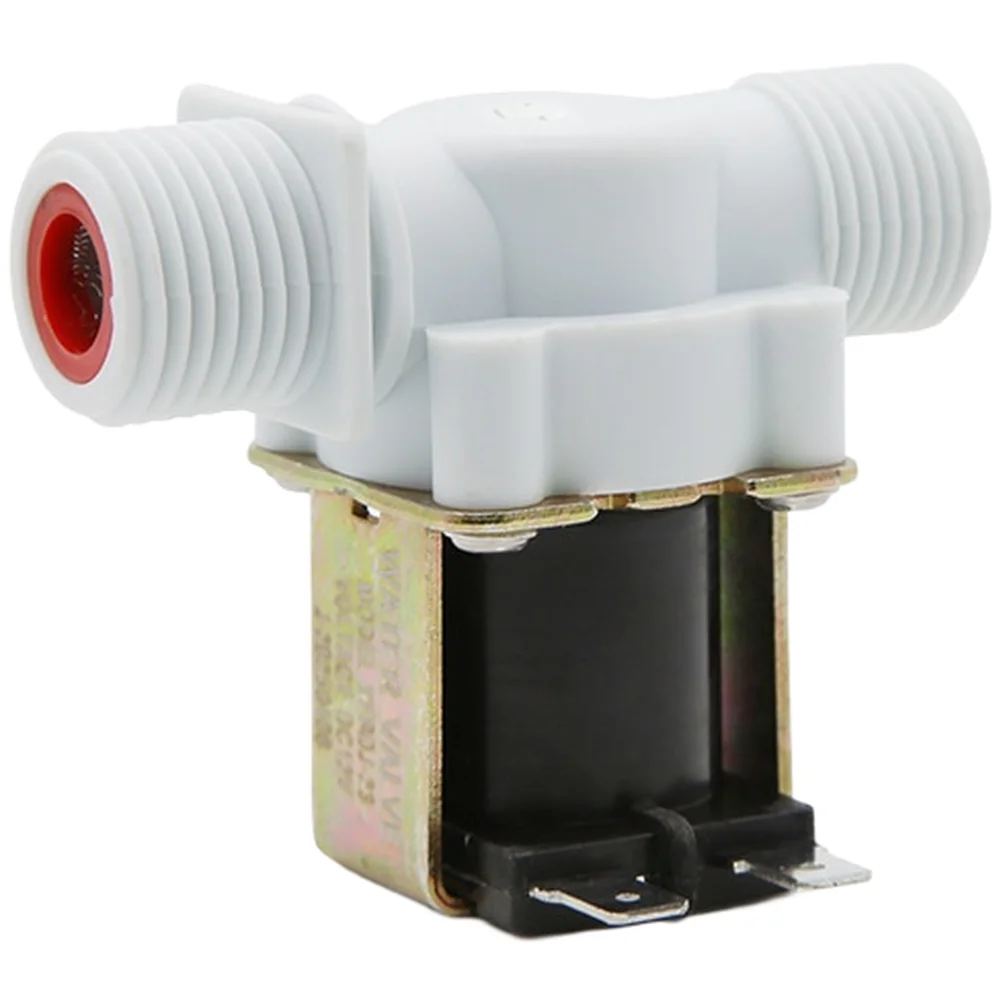 수처리용 솔레노이드 밸브 기계용 솔레노이드 워터 밸브 세탁기용 흰색 솔레노이..