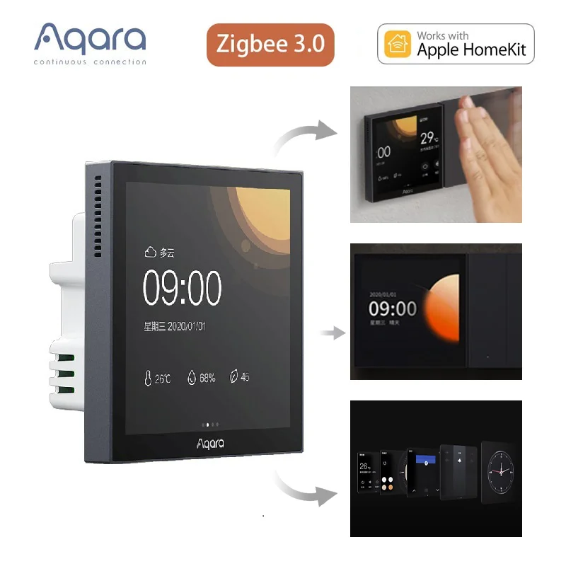 Aqara Smart Scene Panel Switch Voice Light Control ai Gesto Reconhecimento para Homekit Touch Screen s1 3.95 - Image 5