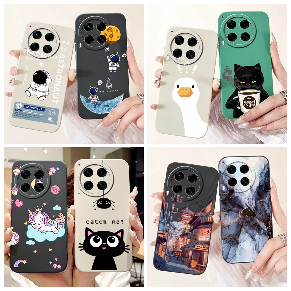 Cute Astronaut Soft TPU Case with Camera Protection
