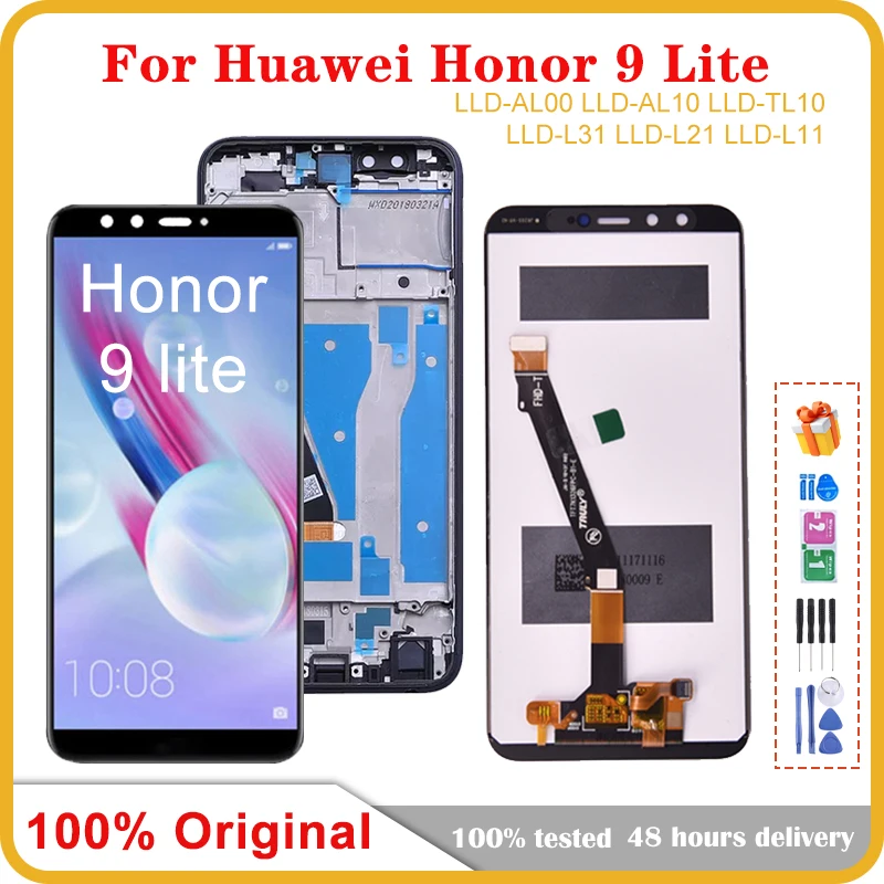 Display For Huawei Honor 9 Lite LCD Display With Frame Touch Screen Assembly Honor 9 Lite LLD-L31/L21/L11/AL0 Screen Replacement