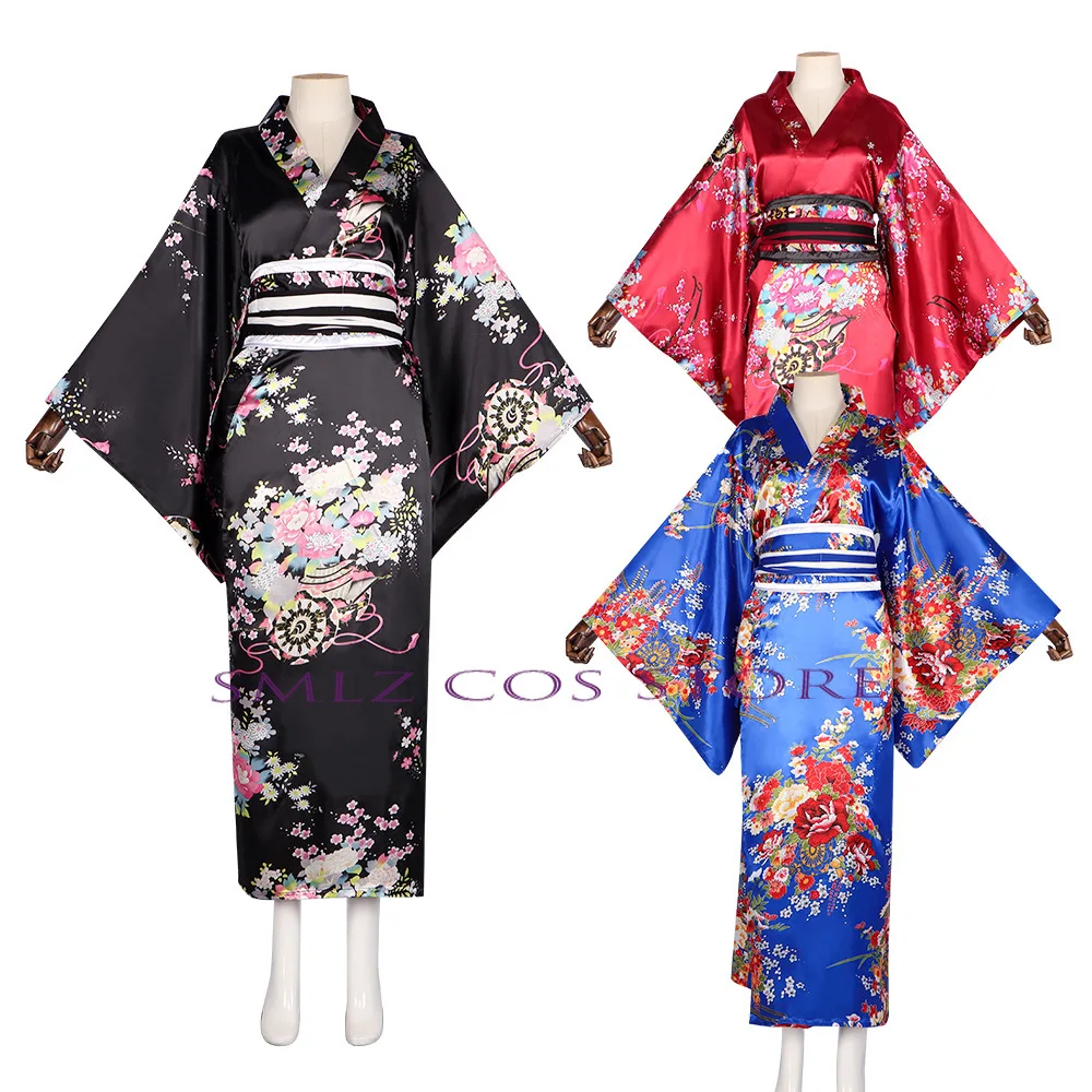 

Anime Cosplay Kimono Japanese Lolita Maid Dress for Women Party Yukata Dance JP Costumes Lady Women Sexy Suits