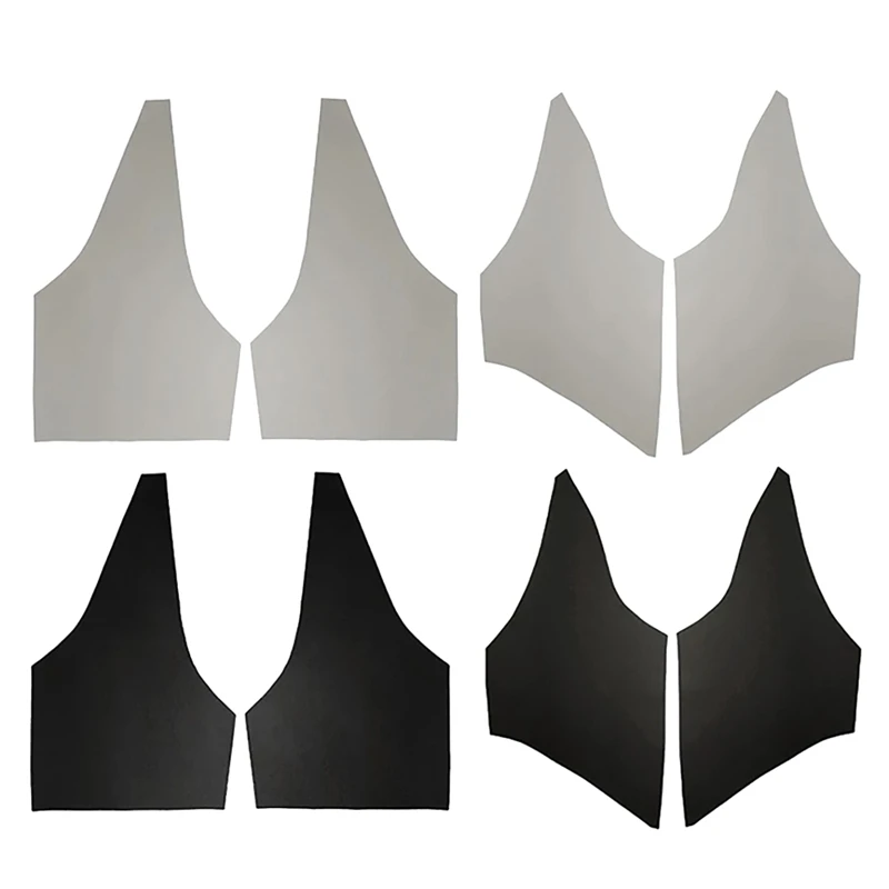 4Pcs Microfiber Leather Interior Car Door Panel Covers Protective Trim