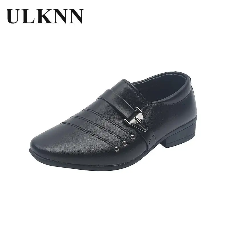Boy Leather Shoes Children's Dress Fashion Catwalk Show Shoe Size 21-36