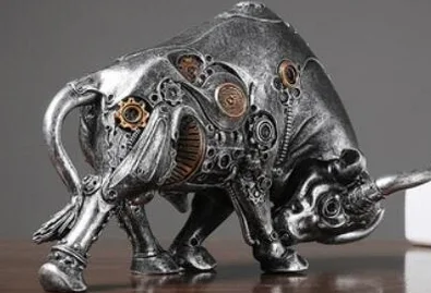 

COPPER BULL DECORATION ZODIAC PURE COPPER LUCKY CRAFTS OFFICE LIVING ROOM GIFTS