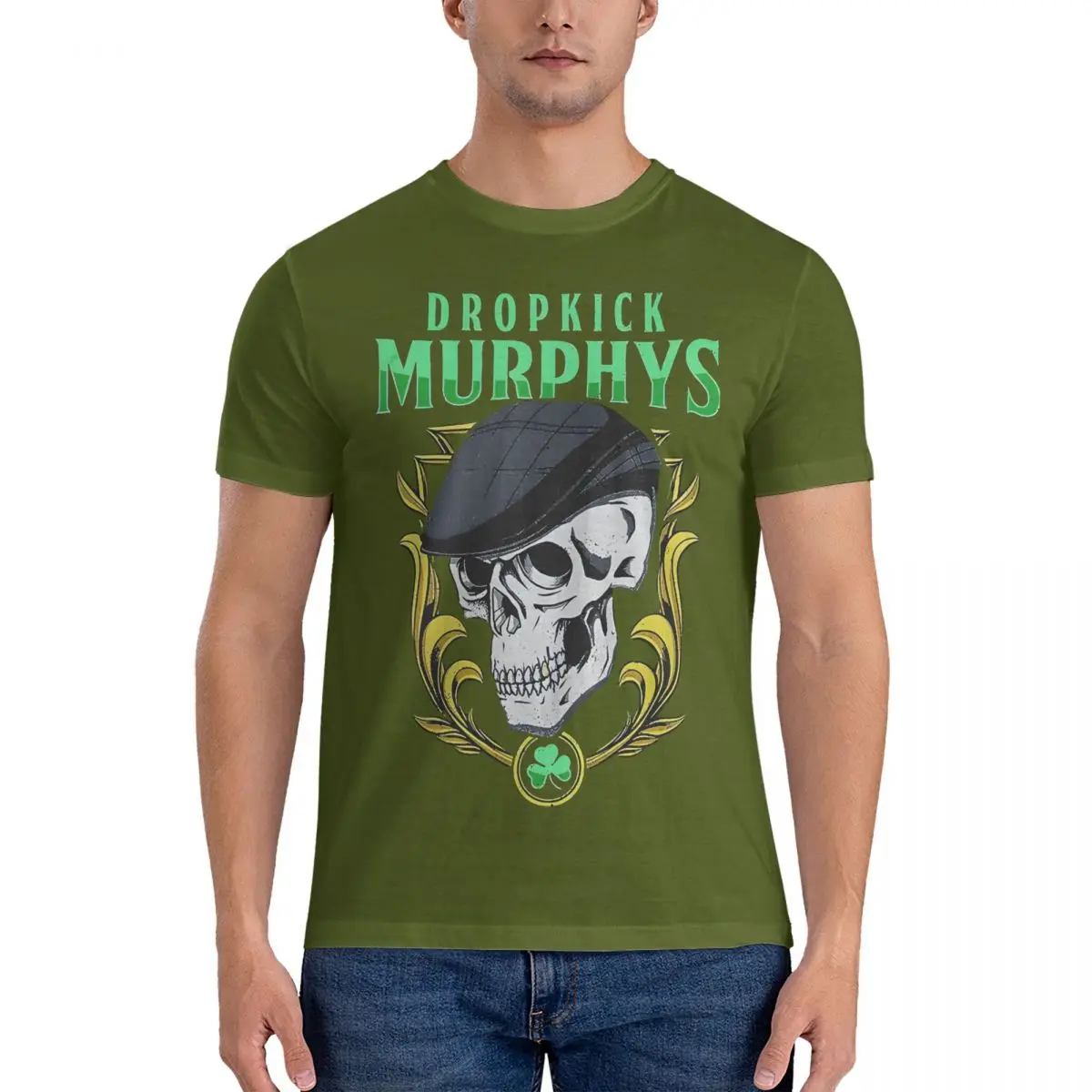 thumbnail image 1 of Camiseta de calavera para hombre, camisetas novedosas, camiseta de manga corta con cuello redondo, camisetas de algodón para regalo de cumpleaños, 1 of 7