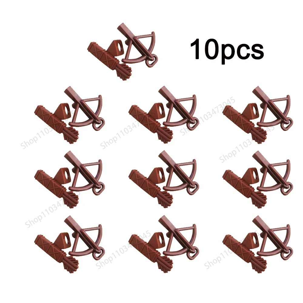 MOC Medieval Military Weapons Building Blocks Parts Castle Knights Soldier Sword Bow Helmet Spear Bricks Boy Toys Gift building blocks toys