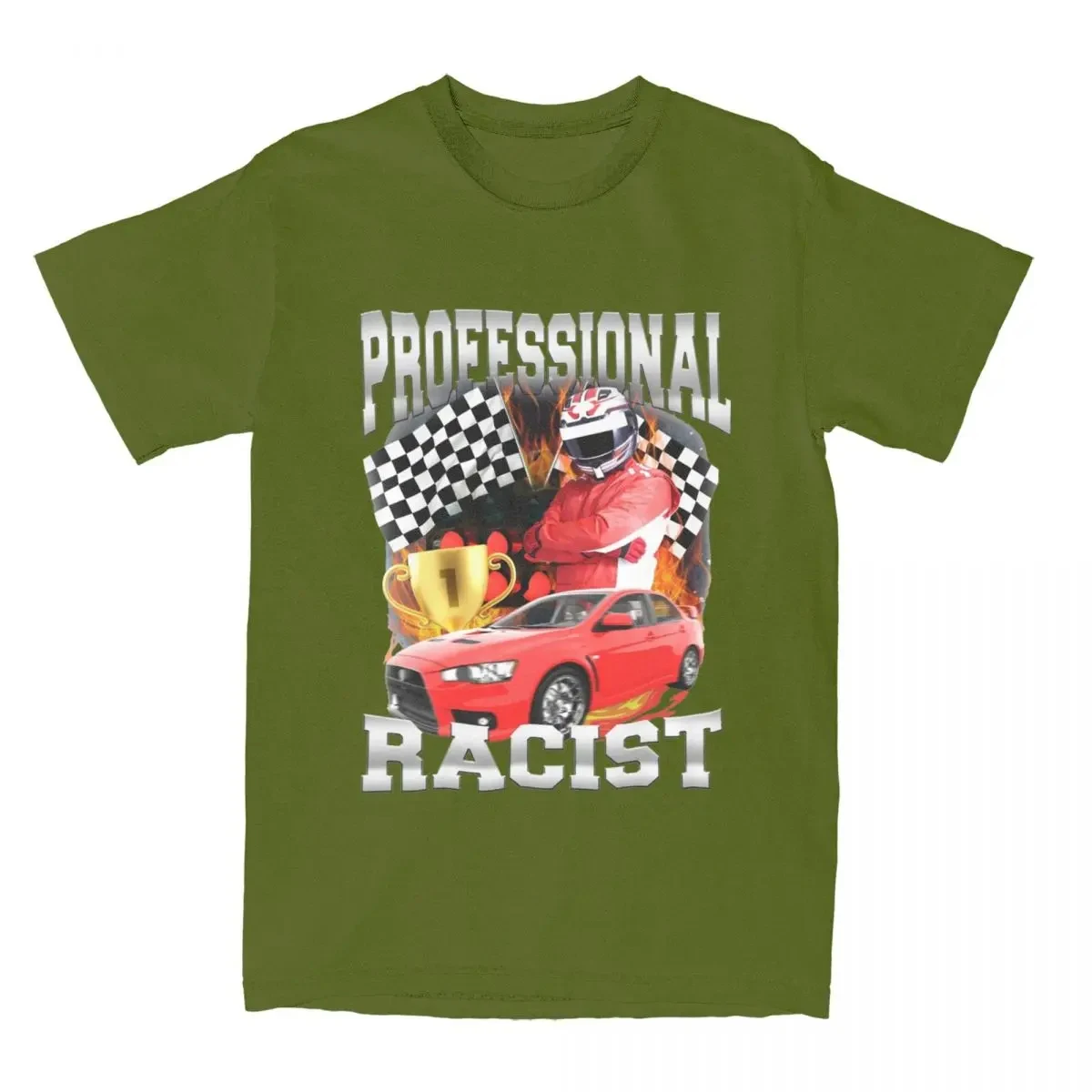 남성 여성 F1 프로 레이서 T 셔츠 상품 Funny Racing Meme 100% 코튼 티셔츠 의류 Fun Shirt Printed 71765