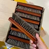 Large Horsehair Horse Bristle Brush Multi-Purpose Cleaning Shoe Polish Polishing and Waxing Universal Use 5