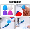 5/1Pcs Toothpaste Squeezer Silicone Self-sealing Toothpaste Squeezer Dispenser Reusable Toothpaste Cover Bathroom Supplies Tools 4