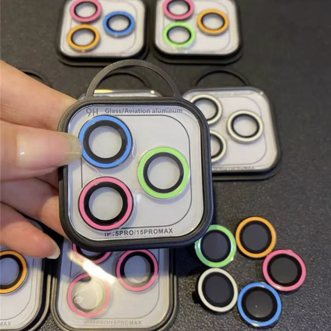 Luminous Full Cover Camera Lens Protector with Ceramic Rings