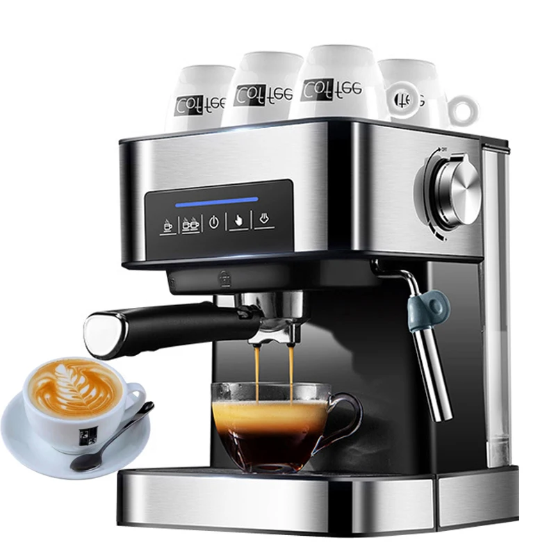 20bar Semi Automatic Coffee Machine Italian Coffee Maker Pressure Steam Cappuccino Milk Frother Espresso Machine