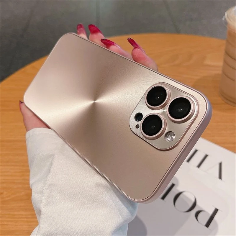 thumbnail image 1 of Funda mate con patrón de CD Aurora láser de lujo para iPhone 16, 15, 14, 13, 12, 11 Pro Max, 16 Plus, parachoques suave, armadura a prueba de golpes, cubierta dura, 1 of 5