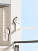 Suction Cup Indoor Outdoor Folding Clotheslines Wall Mounted Bathroom Clothes Drying Rack Portable Clothes Hangers Hook Storage 1