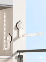 Suction Cup Indoor Outdoor Folding Clotheslines Wall Mounted Bathroom Clothes Drying Rack Portable Clothes Hangers Hook Storage 1