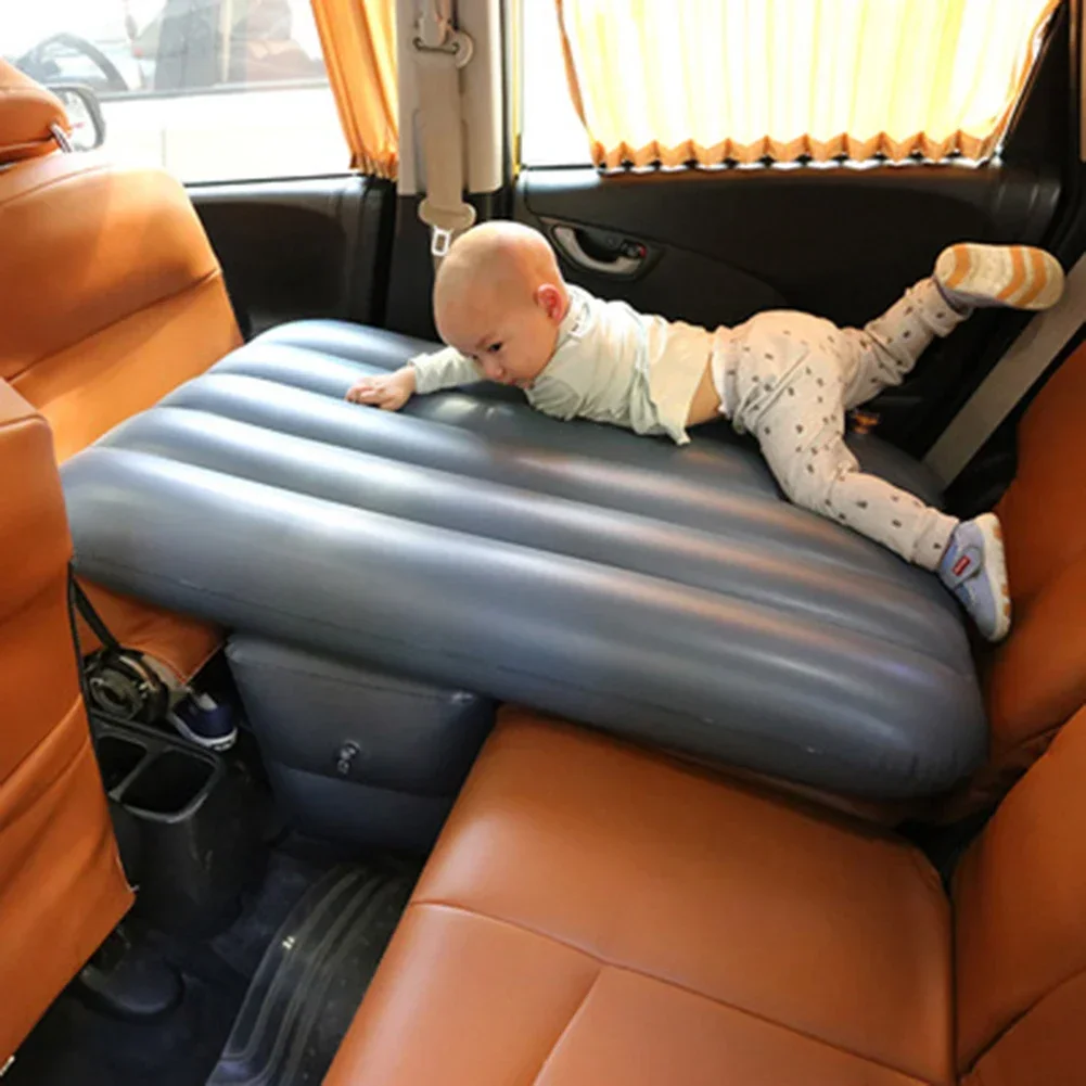 Car Iatable Mattress Portable Travel Camping Air Bed Foldable Trunk Cushion Auto Multifunction Gap Air Cushion Car Interior