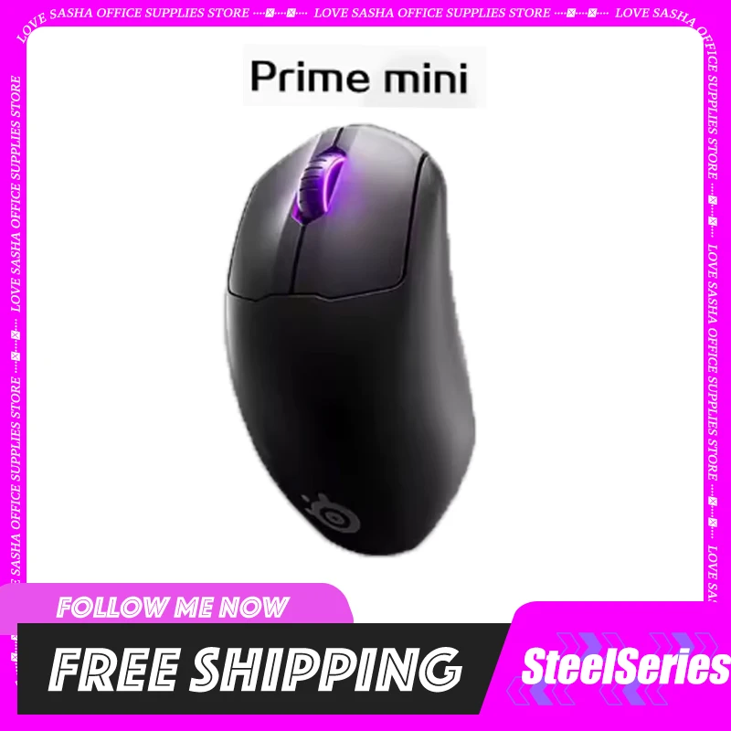 

Steelseries Prime Mini Gaming Mouse 2.4G Wireless Wired Truemove Pro Mouse Customized Ergonomics Mice For Computer FPS CSCF Gift