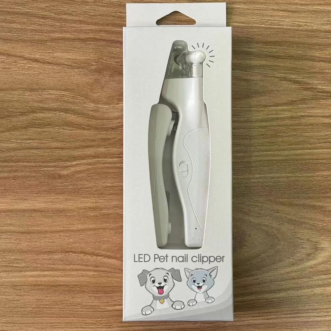 LED Light Cat Dog Nail Clipper Cutter Professional Pet Claw Trimmer with Safety Lock Puppy Kitten Animals Care Grooming Tool Kit