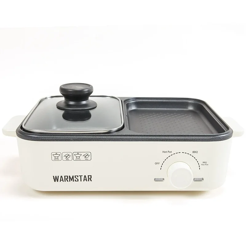 Electric Barbecue Grill Domestic Hot Pot Barbecue Smoke-Free Multi-Functional Cuisine Braising Roasting Hot Pot All-in-One