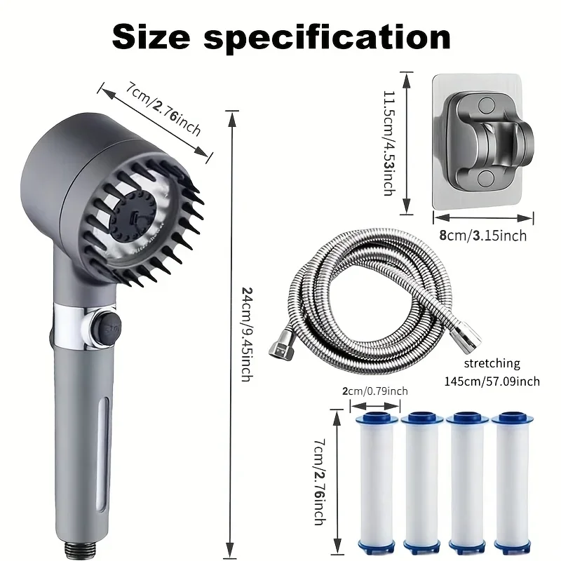 Filtered Handheld Shower Head 3