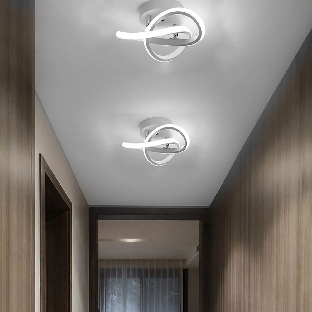 Plafonnier LED Monté en Surface avec Design Moderne pour Chambre à Coucher Éclairage d’Intérieur, Luminaire Décoratif d
