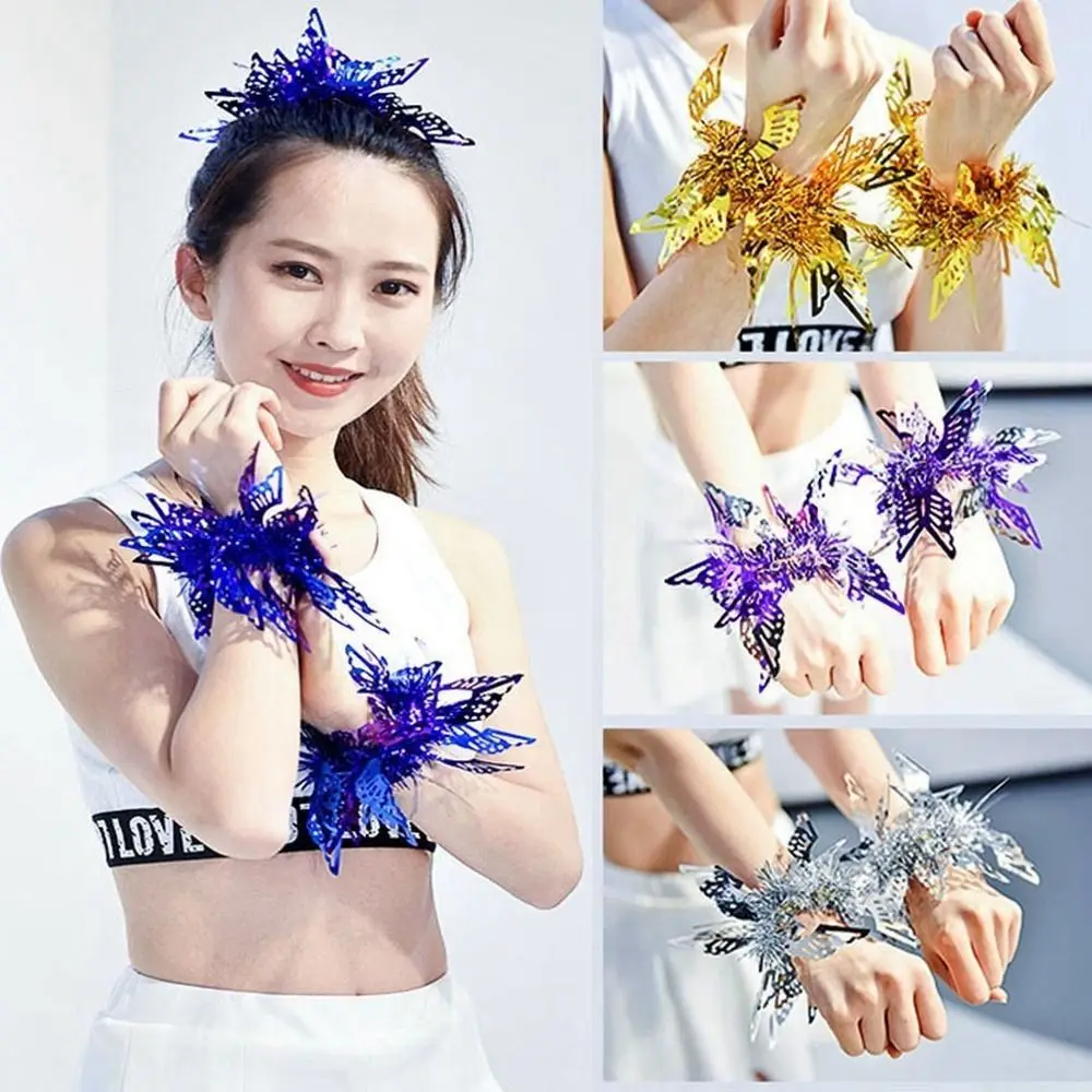 2pcs 새로운 스포츠 스포츠 게임에 적용 가능 폼폼 10가지 스타일 저렴하고 실용적인 치어리딩 스포츠 경기 용품 스포츠 게임 팔찌