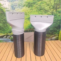 Adaptateur de tuyau d'échappement de climatisation plate, adaptateur de fenêtre de tuyau d'échappement, adaptateur d'échappement pour climatisation Mobile/voiture 1