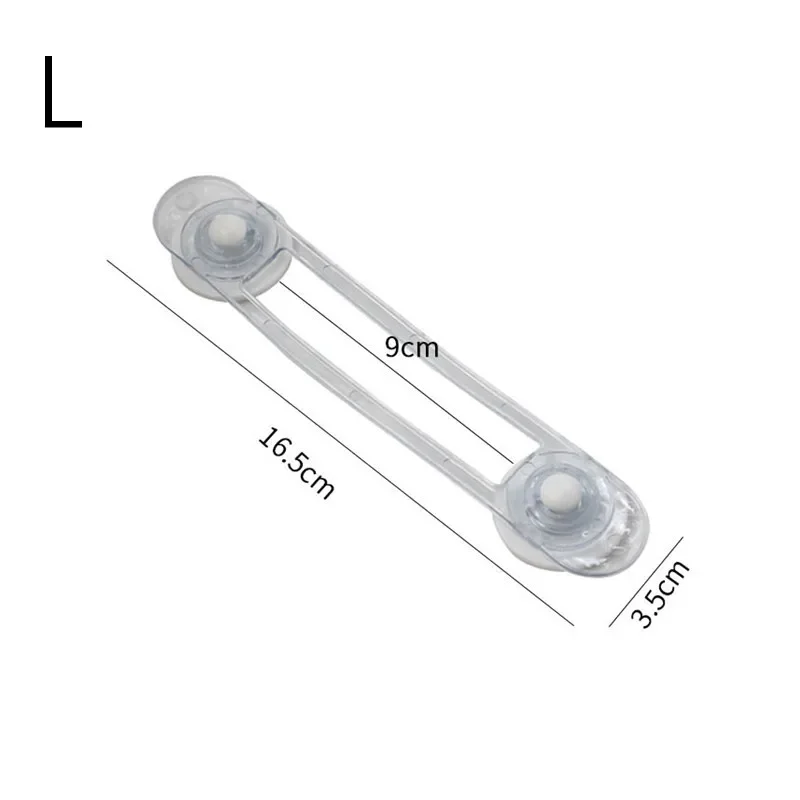 Cabinet Lock Child Lock Safety Lock Refrigerator Door Lock Transparent Strap Baby