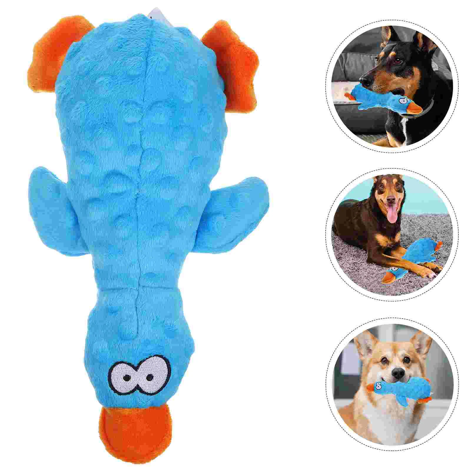 

Dog Toy Dog Chew Toy Cartoon Plush Animal Shaped Dog Sound Toy Cartoon Pet Plaything