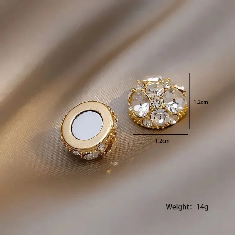 Magnetic Ear Clip Stud Earrings for Women