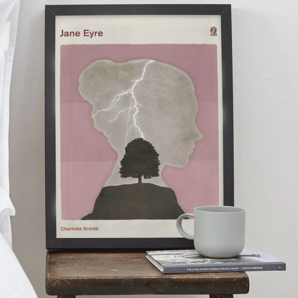 Charlotte Bronotte Jane Eyre Poster Pittura Astratta Su Tela Stampa Home Decor Wall Art Picture For Living Bed Room Frameless