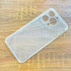 Black Transparent Silicone Soft TPU Phone Case Protective Cover Shell for Oukitel C69 (Clear)