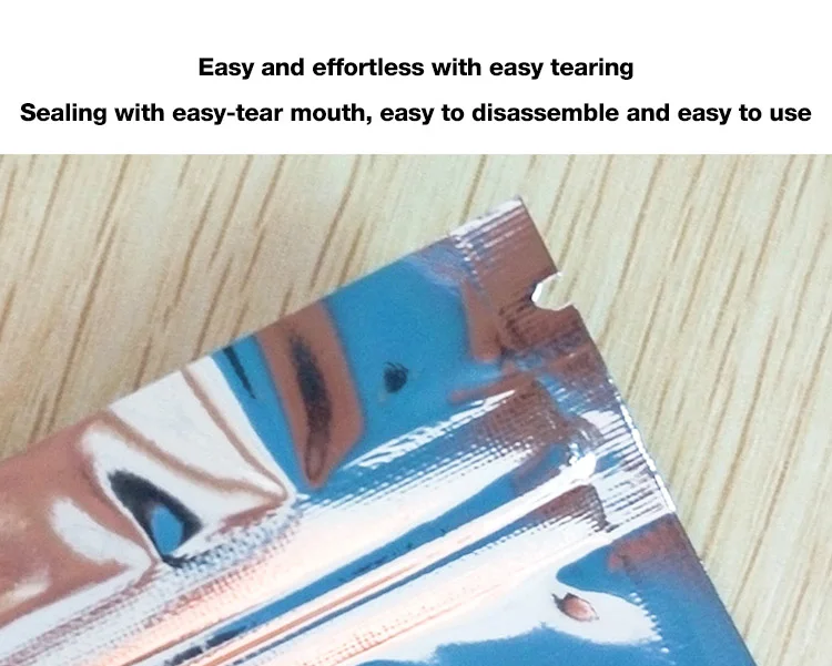 Aluminium-Zip-Lock-Verpackungs beutel, anti statische Abschirm beutel, ESD-Instrumenten chip, elektronisches Zubehör paket 50-tlg – Detail 8