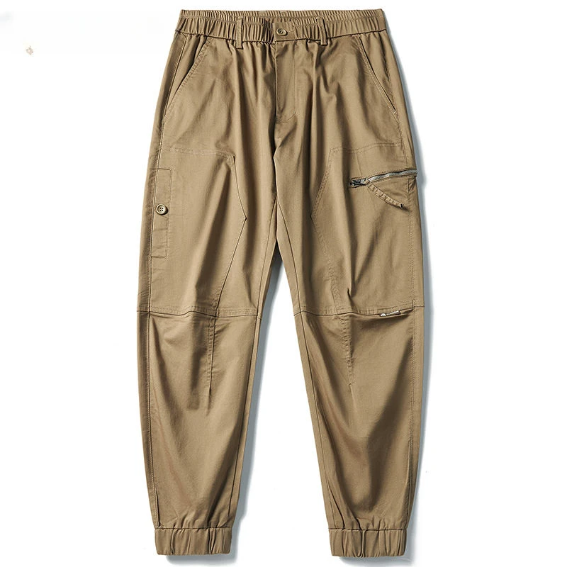 

2023 Summer Quick Dry Cargo Pants Men 2023 New Streetwear Loose Black Joggers Male Casual Thermal Trousers Men Pants D126