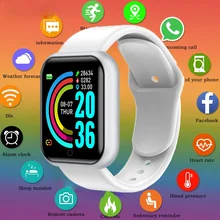 

New Y68 Smart Wristbands Sport Fitness Pedometer Color Screen Walk Step Counter Sport Watches Children Men Women Smart Bracelets