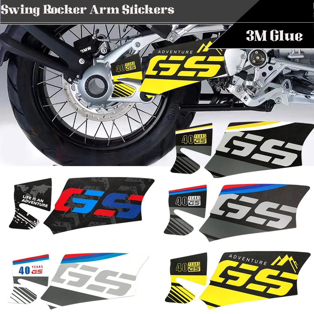 Motorcycle Accessories Swing Rocker Arm Decals Para Moto Supreme Stickers For BMW Adventure R GS 1200 04-12 R1200gs Adv 04-13