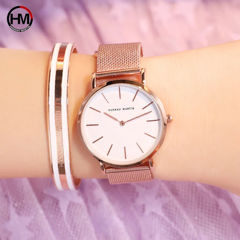 Hannah Martin High Quality Fashion Women Watches Top Brand - Main Image