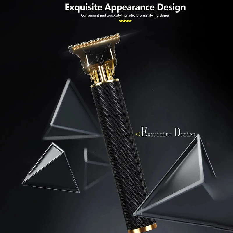 Professional T9 Hair Clipper For Mens USB Fast Rechargeable Beard Care Tools Provide Comfortable Precise Shaving Hair Trimmer