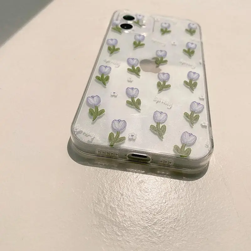 Tulip Flower Soft TPU Phone Case - Universal Fit