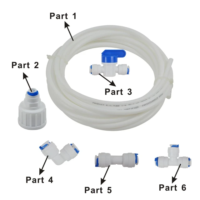 Fridge Water Line Connection Ice Maker Fridge Installation Kit Refrigerator  Water Line Hose For Water Filter Refrigerator And - AliExpress