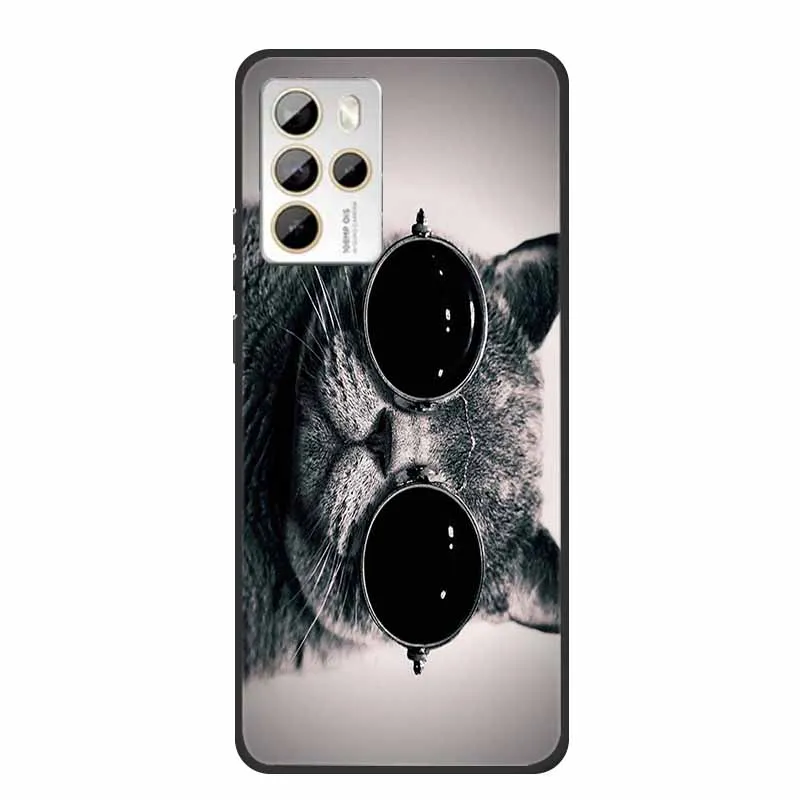 Cartoon Wolf Silicone Soft TPU Phone Case - Animal Design Protector Coque