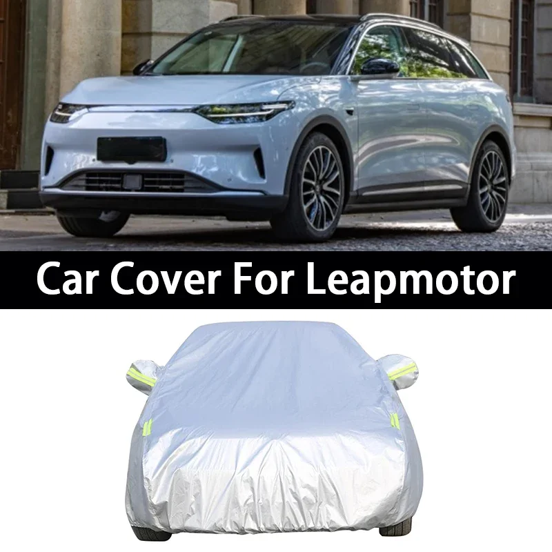 Car Cover Waterproof Dustproof UV Protective Exterior Snow Protection Covers For Leapmotor C01 C10 C11 C16 T03 S01 - Image 2