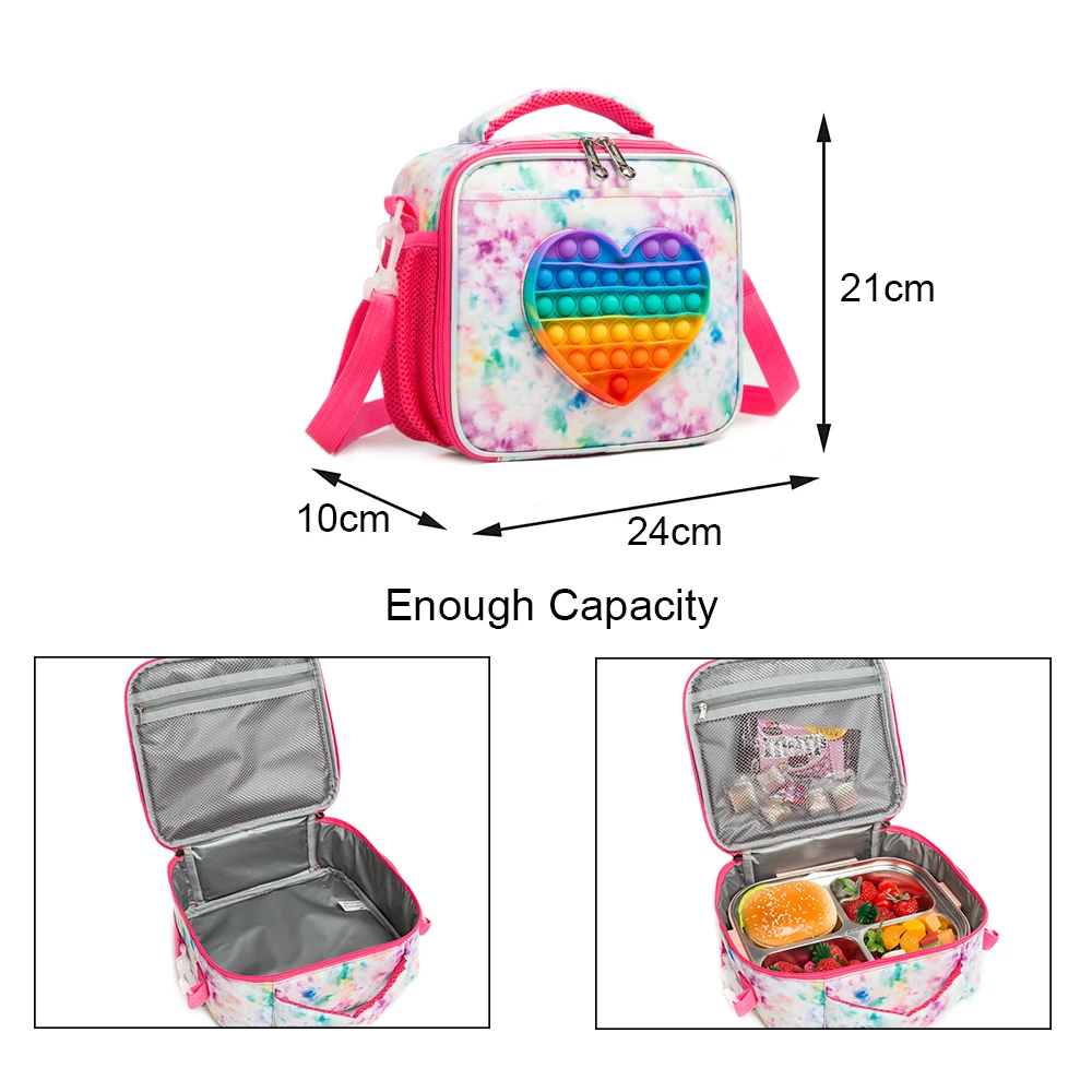 brand VEST Kids Double Decker Cooler Insulated Lunch Bag Large Tote for Boys,  Girls, Men, Women, with Adjustable Strap, Shark - AliExpress