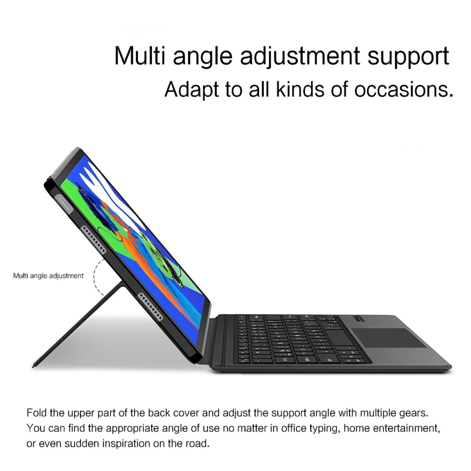 Enhanced Trackpad Keyboard Case with Protective Cover