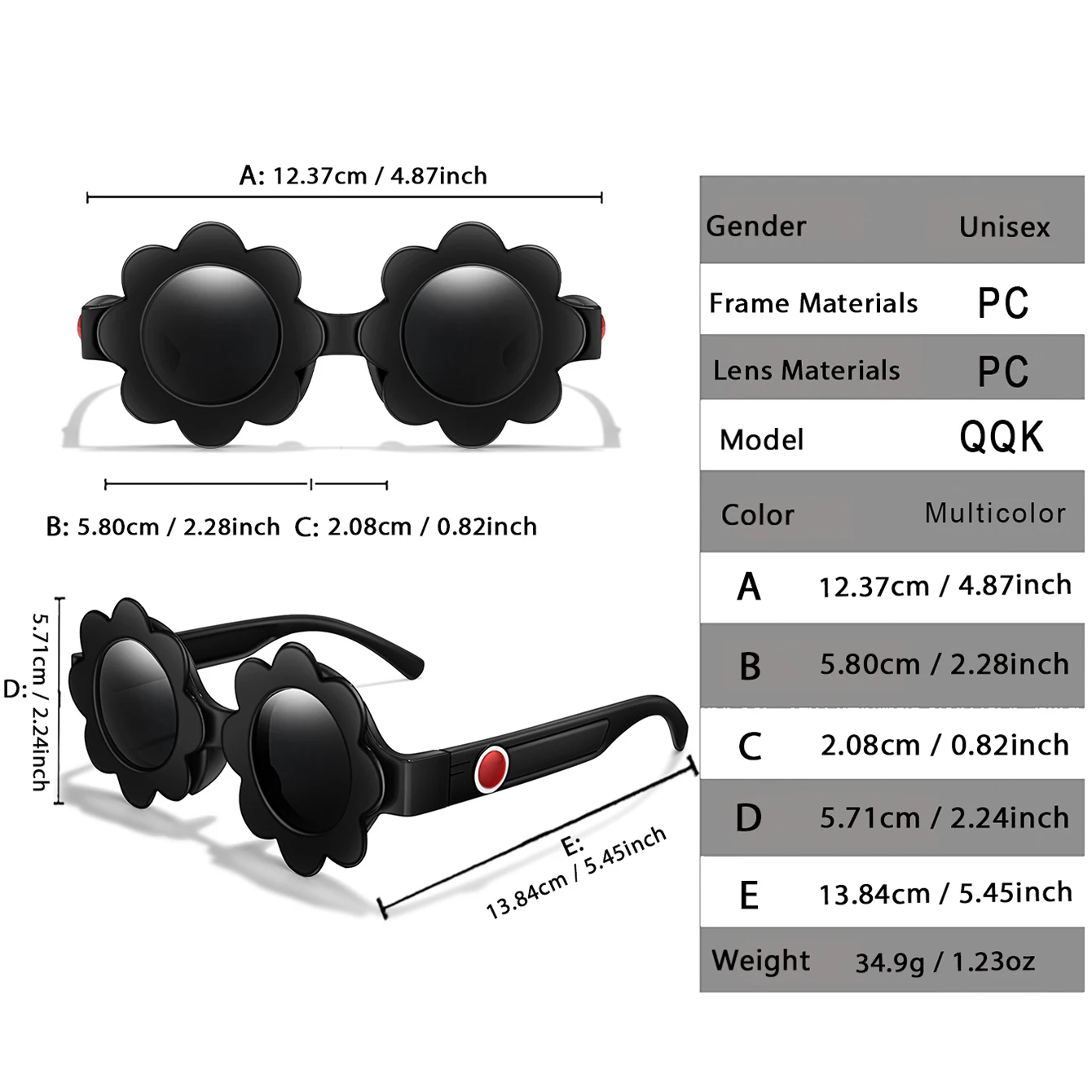 Sunflower Eyewear Polarized round Sunglasses for Kids Party