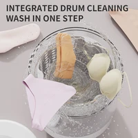 Mini-lave-linge portable avec alimentation USB et batterie, 3L, 2-en-1, laveuse-sécheuse pour sous-vêtements, chaussettes et vêtements 2