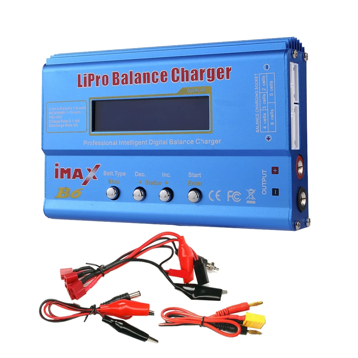 

Зарядное устройство Lipo для IMAX B6 80 Вт + зарядное устройство Lipo NiMh Li-Ion Ni-Cd Digital Lipro, умное зарядное устройство