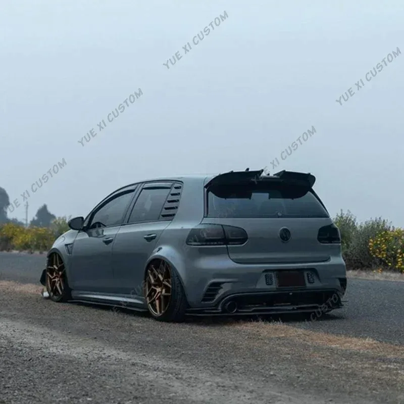 For VW Golf MK6 GTI R20 MK7 GTI R-Line MK8 TDI TSI Rear Spoiler Wings AK  Style Rear Trunk Roof Lip Spoiler Splitter Body Kit AliExpress 34
